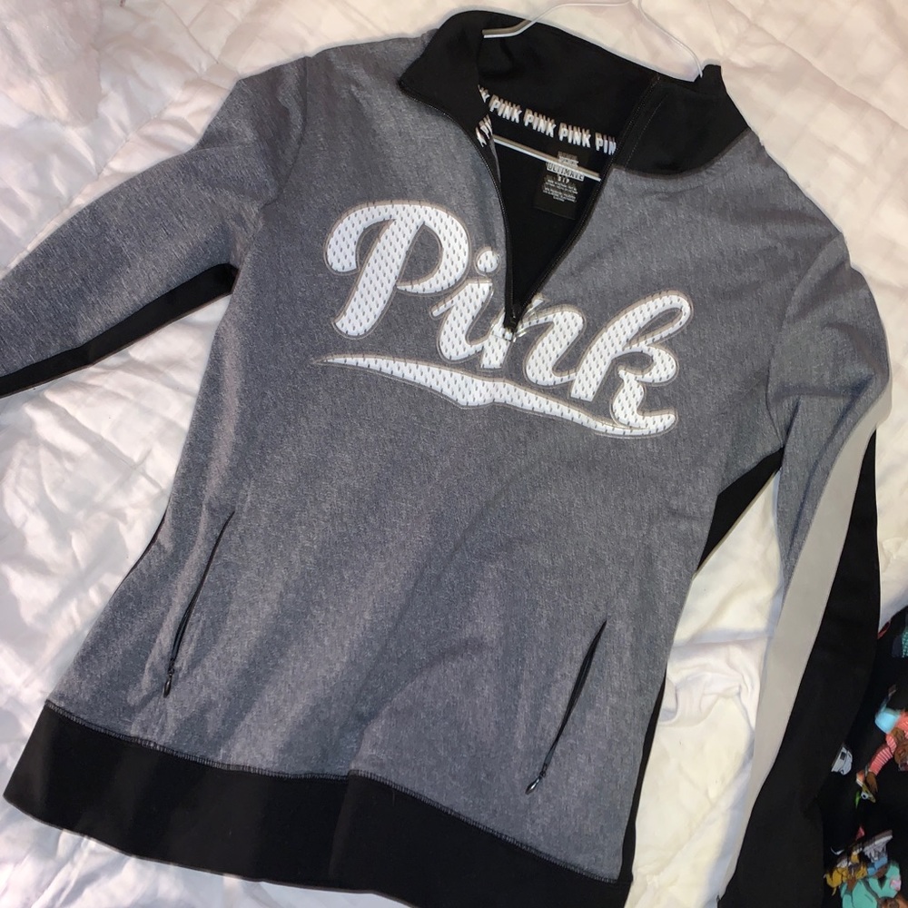 Pink sports sweatshirt